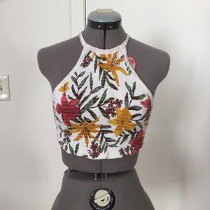 UO Floral Halter Top